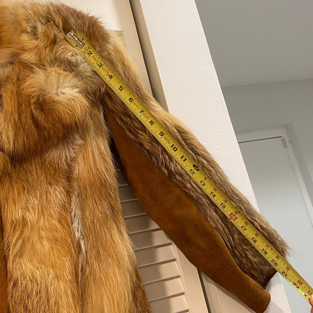 Vintage natural red fox coat - Picture 10 of 14